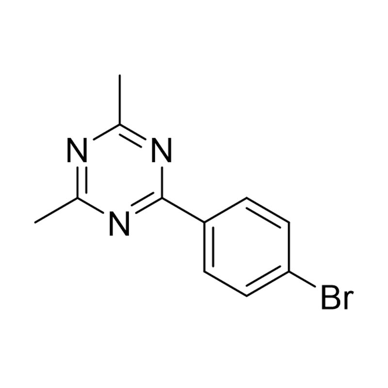 2-(4-bromofenil)-4,6-dimetil-1,3,5-triazine