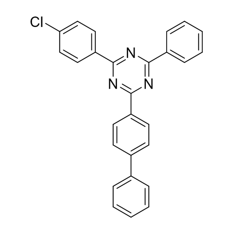 2-(bifenil-4-yl)-4-(4-klorofenil)-6-fenil-1,3,5-triazine