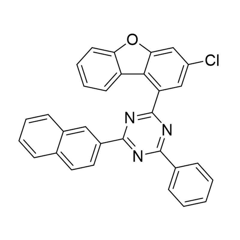 1,3,5-Triazine, 2-(3-chloro-1-dibenzofuranyl)-4-(2-naftalenyl)-6-fenil-