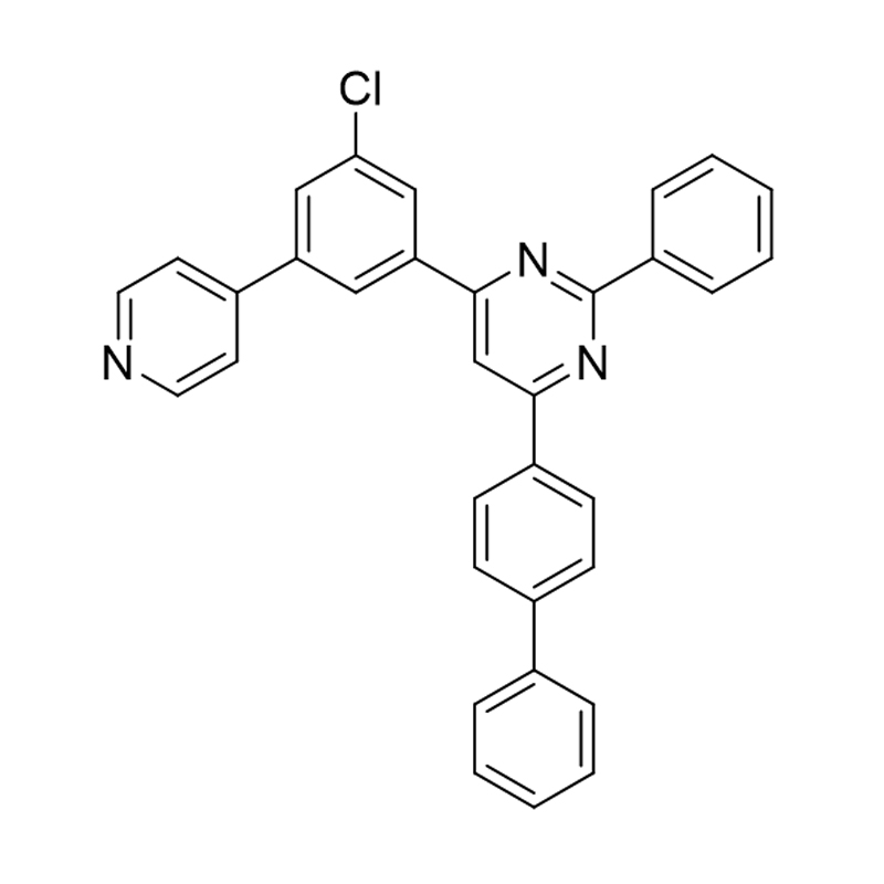 4-([1,1'-biphenyl]-4-yl)-6-(3-chloro-5-(pyridin-4-yl)phenyl)-2-phenylpyrimidine