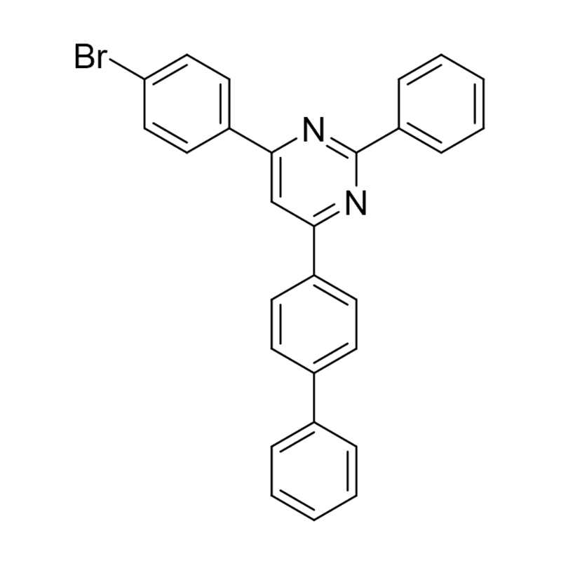 4-(Biphenyl-4-yl)-6-(4-bromophenyl)-2-phenylpyrimidine